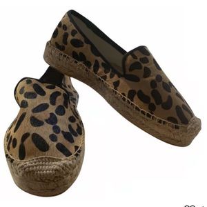 Soludos.  Pony-style calfskin espadrilles. Like New. Size 9.